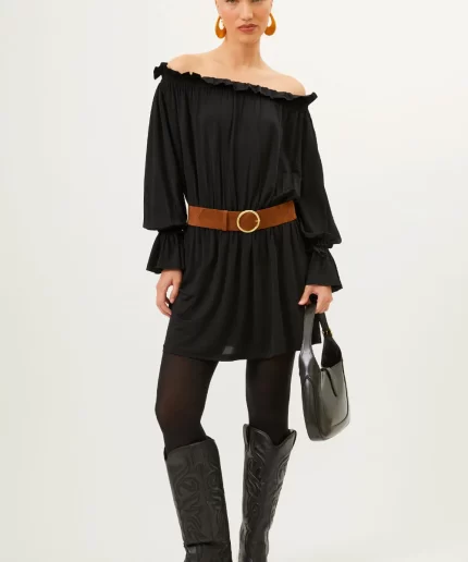Vestido ombro a ombro Curto Frida
